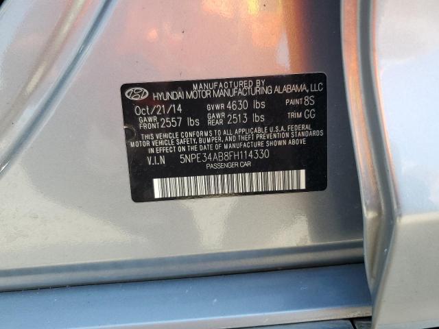 2015 HYUNDAI SONATA SPO - 5NPE34AB8FH114330