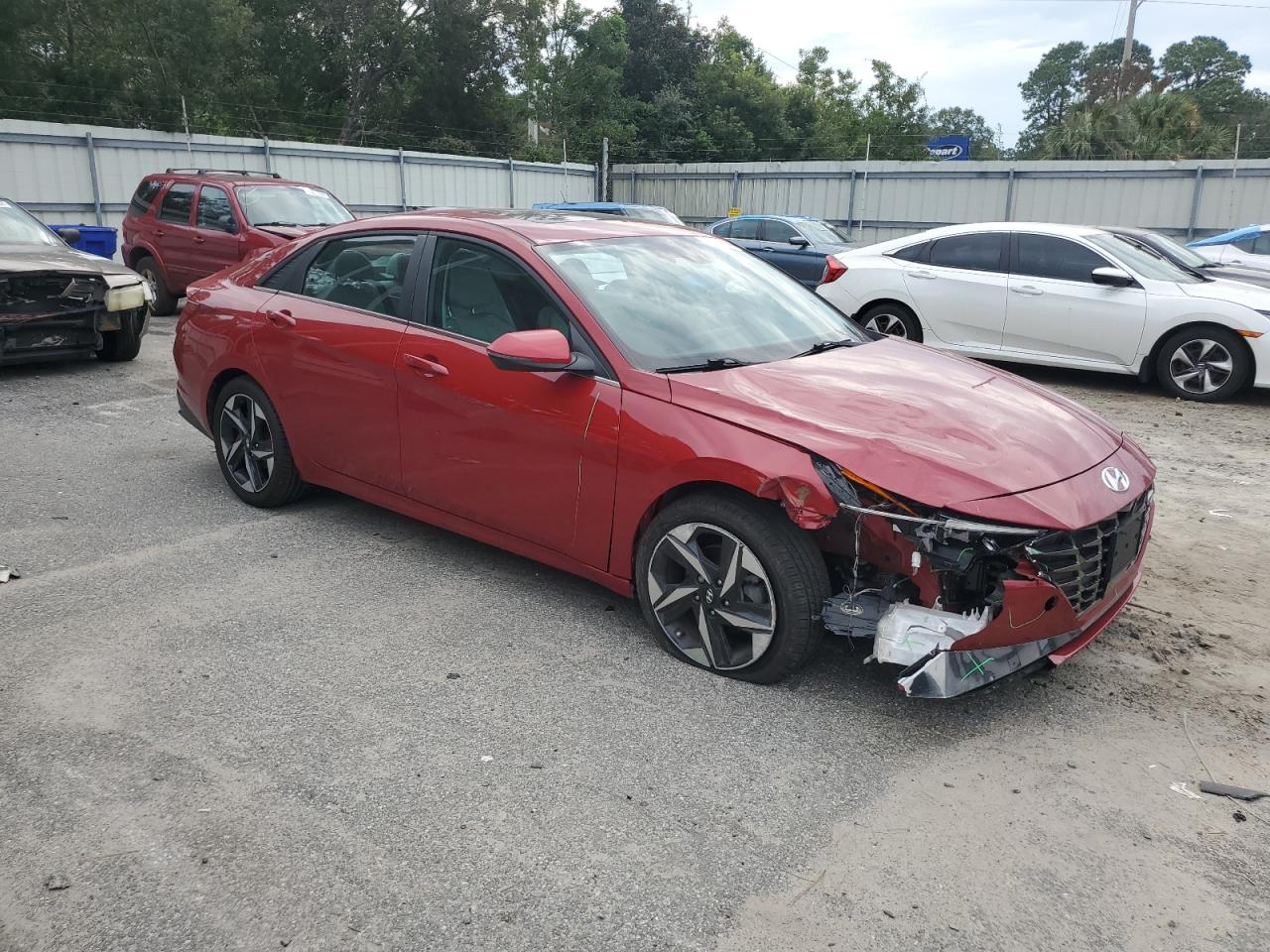 Lot #2935937830 2021 HYUNDAI ELANTRA LI