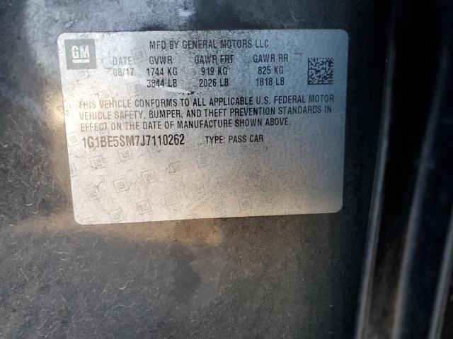 2018 CHEVROLET CRUZE LT - 1G1BE5SM7J7110262