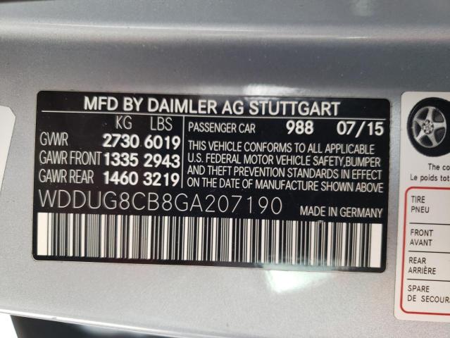 2016 MERCEDES-BENZ SL 550 WDDUG8CB8GA207190
