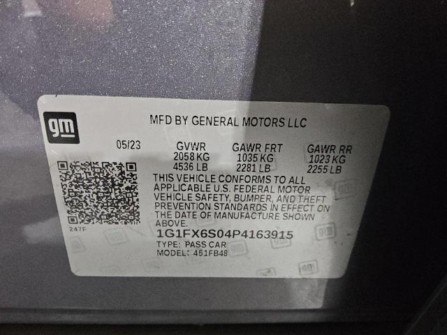 2023 CHEVROLET BOLT EV 2L - 1G1FX6S04P4163915