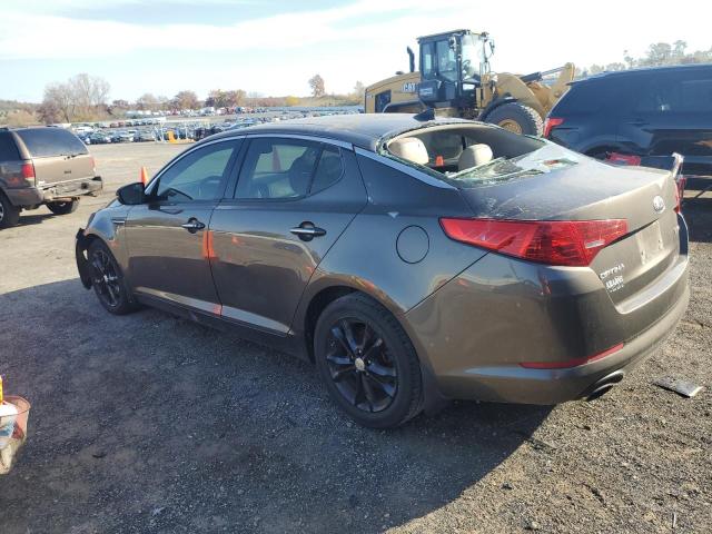 KIA OPTIMA EX 2013 charcoal  gas 5XXGN4A7XDG092578 photo #3