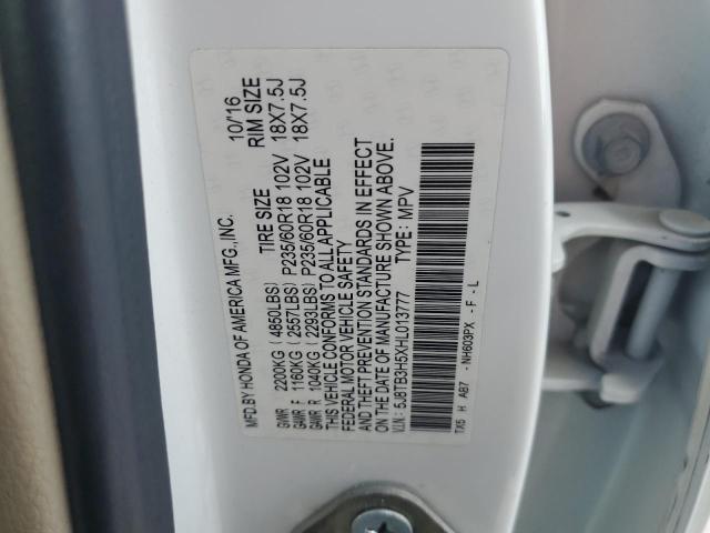 2017 ACURA RDX TECHNO 5J8TB3H5XHL013777