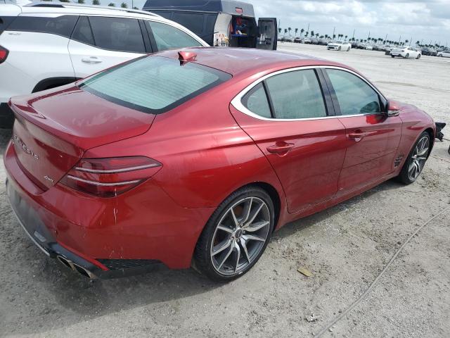 GENESIS G70 BASE 2023 red  gas KMTG34TA5PU124741 photo #4