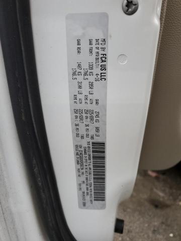 2016 DODGE GRAND CARA - 2C4RDGBGXGR356194