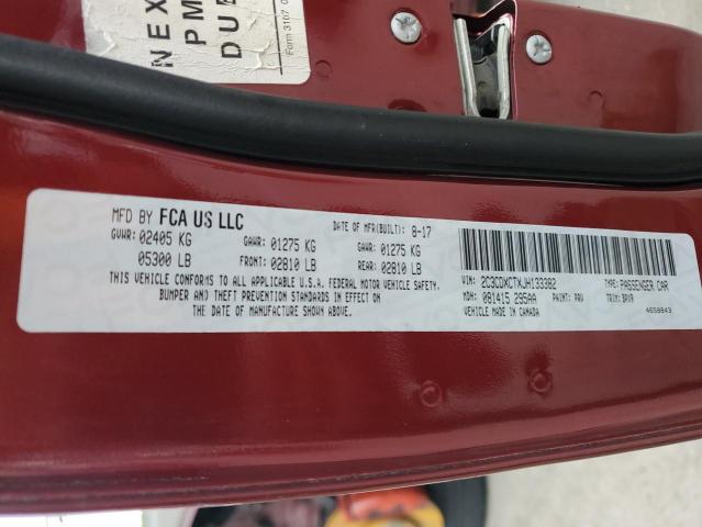 2018 DODGE CHARGER R/ - 2C3CDXCTXJH133382