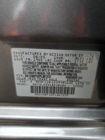 VIN 3N1CN8FV2PL867237 2023 Nissan Versa, SR no.13