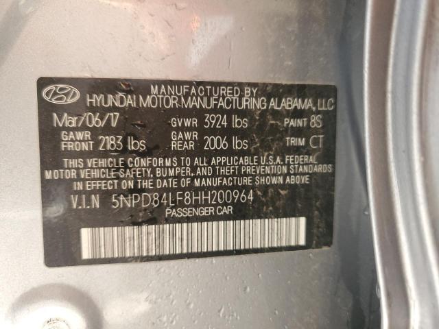 2017 HYUNDAI ELANTRA SE - 5NPD84LF8HH200964
