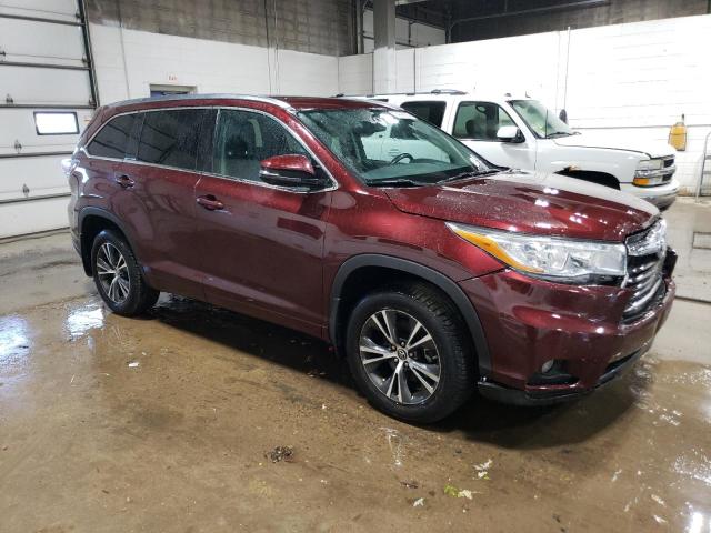 VIN 5TDJKRFH4GS340145 2016 Toyota Highlander, Xle no.4