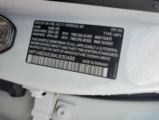 2021 PORSCHE MACAN S - WP1AB2A53MLB30488