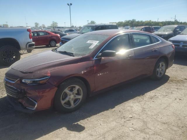 CHEVROLET MALIBU LS 2016 burgundy  gas 1G1ZB5ST9GF271046 photo #1