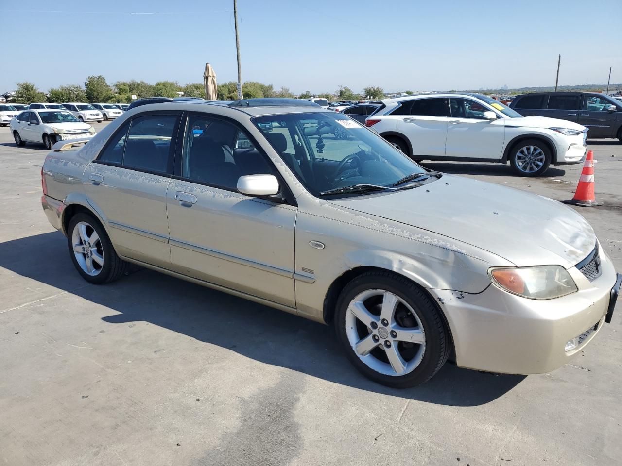 Lot #2945490122 2003 MAZDA PROTEGE DX