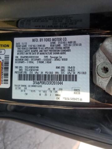 VIN 3FA6P0RU3ER201044 2014 Ford Fusion, Titanium Hev no.12