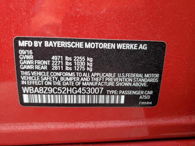 VIN WBA8Z9C52HG453007 2017 BMW 3 Series, 330 Xigt no.13