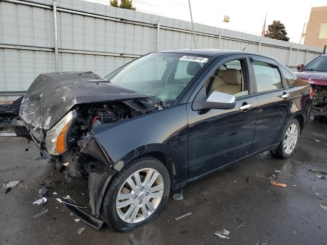 FORD FOCUS SEL 2011 black  gas 1FAHP3HN7BW133988 photo #1