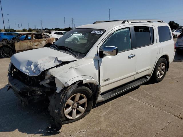 NISSAN ARMADA SE 2008 white  gas 5N1AA08D48N609403 photo #1