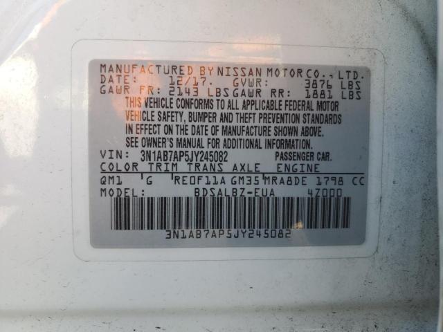 2018 NISSAN SENTRA S - 3N1AB7AP5JY245082