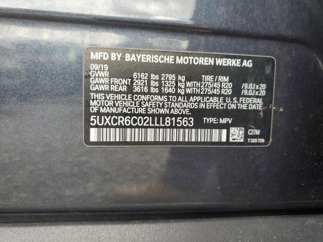 2020 BMW X5 XDRIVE4 - 5UXCR6C02LLL81563