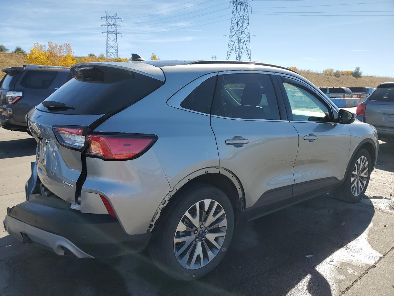 Lot #2987043790 2022 FORD ESCAPE TIT