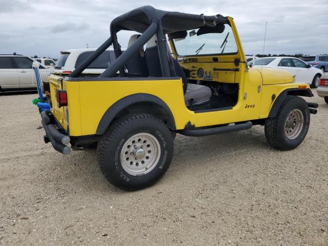 JEEP JEEP CJ7 1983 yellow  gas 1JCCM87AXDT028695 photo #4