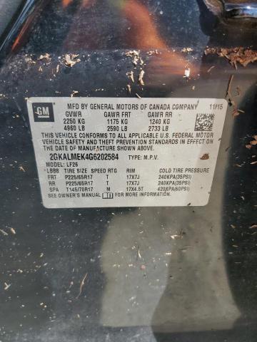 VIN 2GKALMEK4G6202584 2016 GMC Terrain, Sle no.14