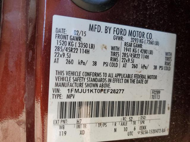 2015 FORD EXPEDITION - 1FMJU1KT0FEF28277