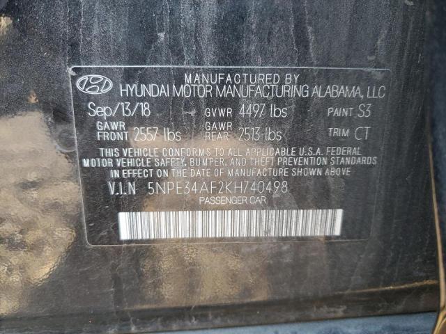 2019 HYUNDAI SONATA LIM - 5NPE34AF2KH740498