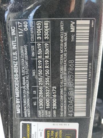 2018 MERCEDES-BENZ GLE 350 - 4JGDA5JB1JB057868