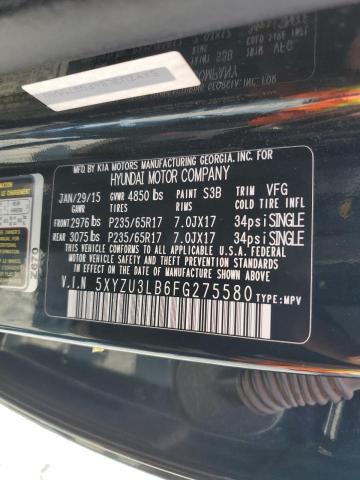 2015 HYUNDAI SANTA FE S - 5XYZU3LB6FG275580