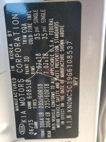 2016 KIA SEDONA EX - KNDMC5C19G6108537