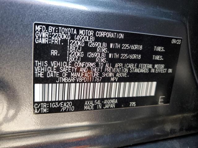 VIN JTMB6RFV8PD111767 2023 Toyota RAV4, Xle Premium no.13