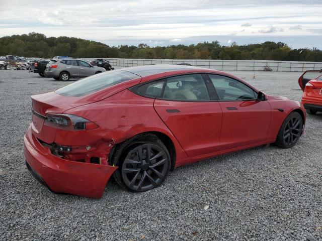 TESLA MODEL S 2022 red  electric 5YJSA1E52NF470622 photo #4