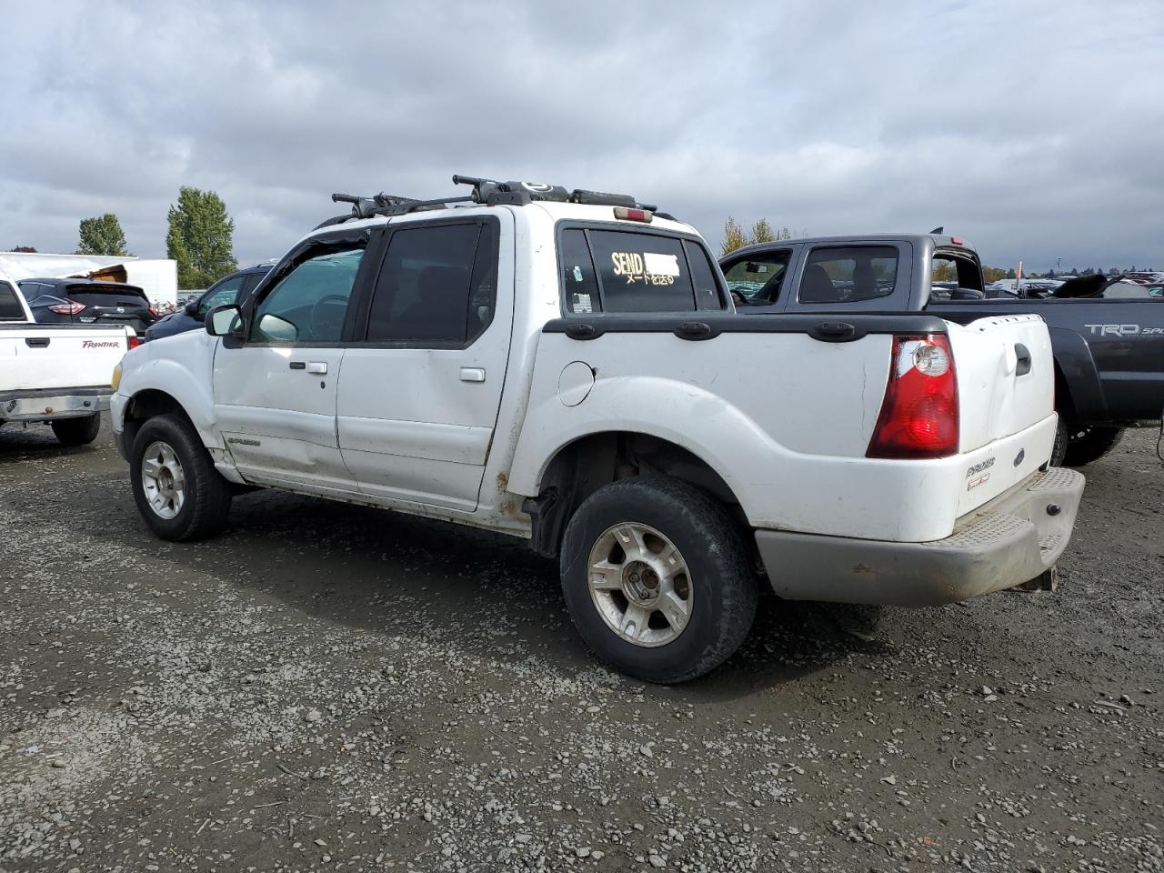 FORD EXPLORER S 2001 white  gas 1FMZU77E91UB26787 photo #3