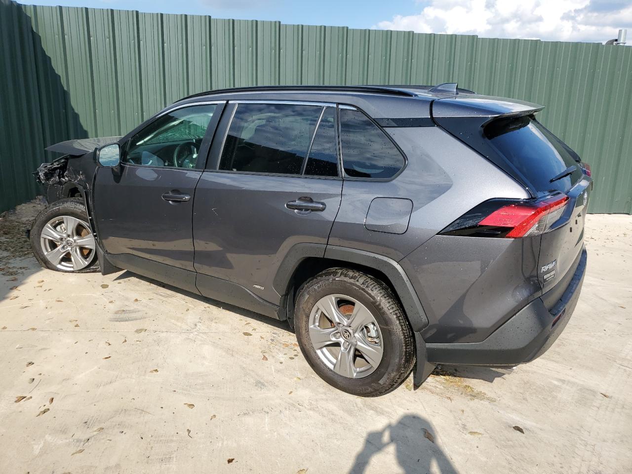 TOYOTA RAV4 LE 2024 gray  hybrid engine 2T3LWRFV3RW225024 photo #3