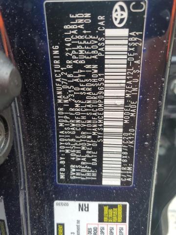 2021 TOYOTA COROLLA SE - 5YFS4MCE0MP096591