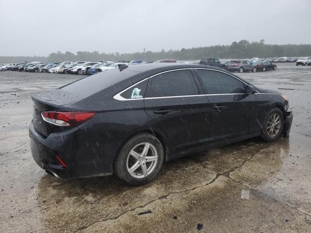 HYUNDAI SONATA SE 2018 black  gas 5NPE24AF0JH655189 photo #4