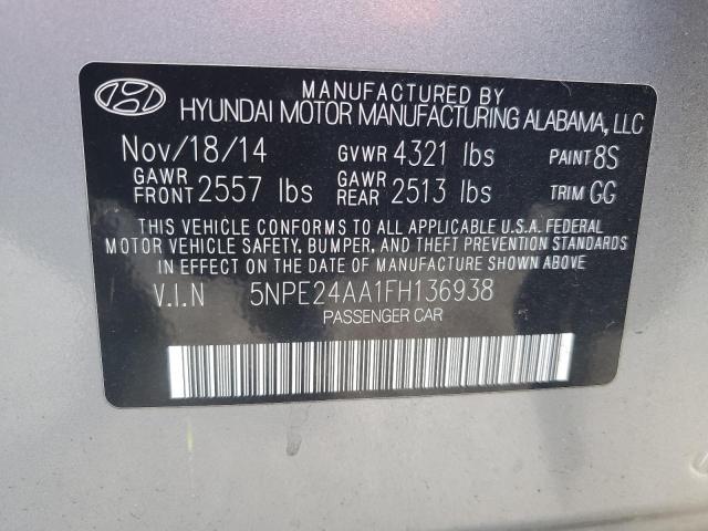 2015 HYUNDAI SONATA ECO - 5NPE24AA1FH136938