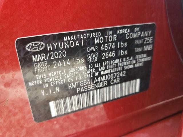 2021 GENESIS G70 KMTG64LA4MU067242