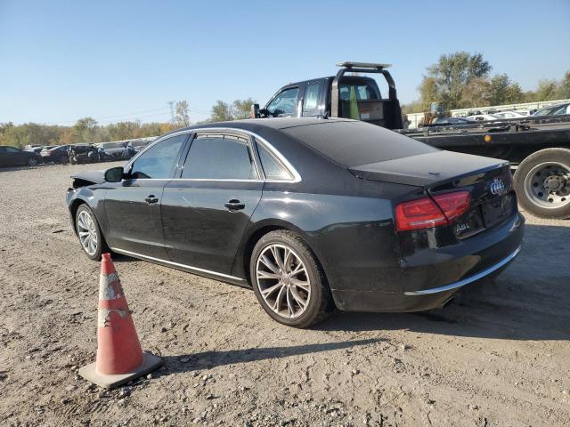 AUDI A8 L QUATT 2014 black  gas WAURGAFD2EN009647 photo #3