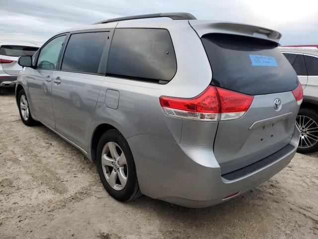 TOYOTA SIENNA LE 2012 silver  gas 5TDKK3DC8CS277540 photo #3