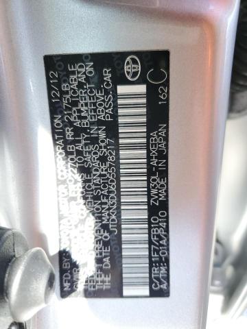 VIN JTDKN3DU6D5578217 2013 Toyota Prius no.12