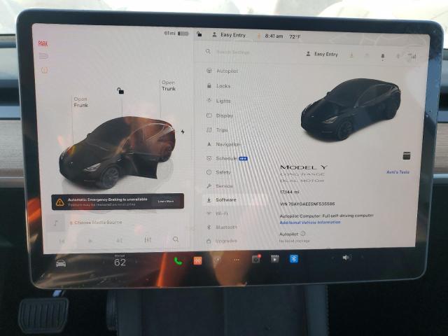 2022 TESLA MODEL Y - 7SAYGAEE5NF535586