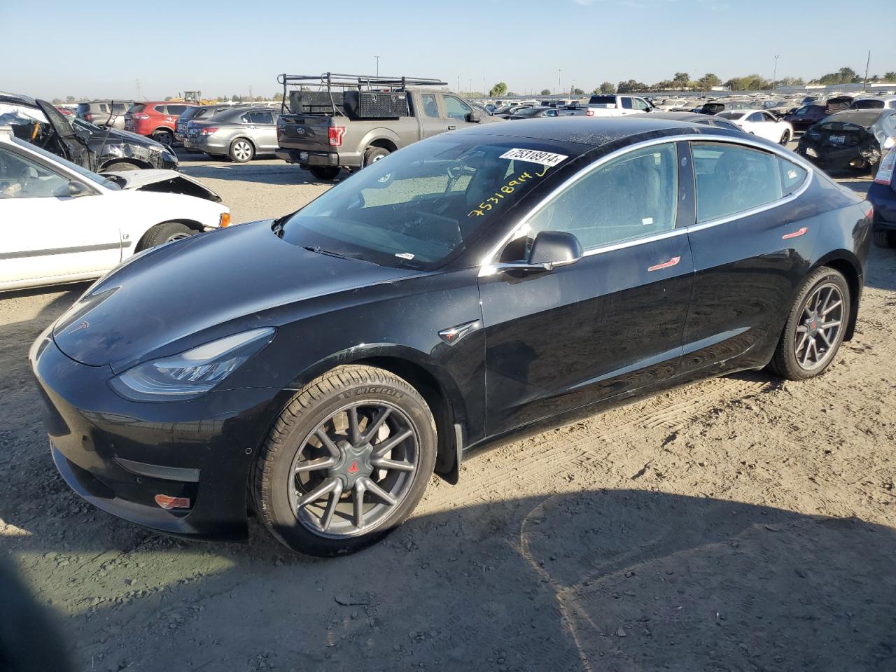 Lot #2891021246 2020 TESLA MODEL 3