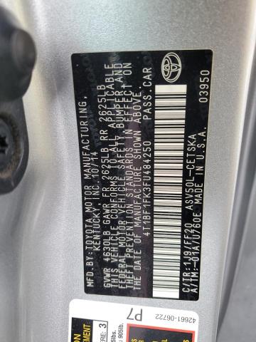 2015 TOYOTA CAMRY LE - 4T1BF1FK3FU484250