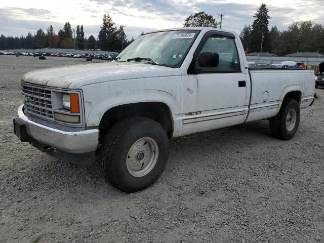 CHEVROLET GMT-400 K2 1991 white pickup gas 1GCFK24Z0ME145234 photo #1