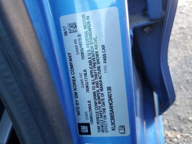 2017 CHEVROLET SPARK LS - KL8CB6SA4HC840138