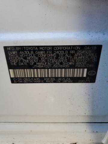 2018 LEXUS IS 300 - JTHBA1D21J5076935