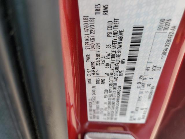 2017 FORD ESCAPE SE - 1FMCU9GD4HUC66958