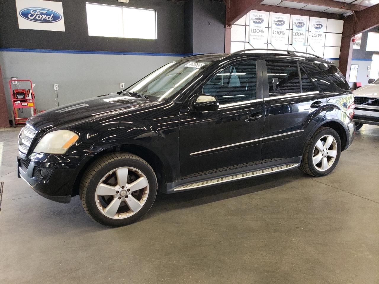 MERCEDES-BENZ ML 350 4MA 2010 black  gas 4JGBB8GB6AA565174 photo #1