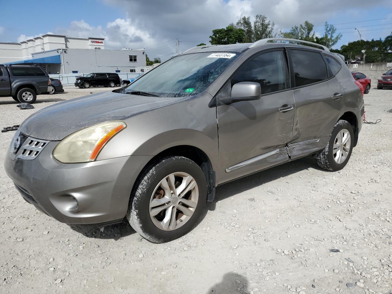 NISSAN ROGUE S 2012 gray  gas JN8AS5MT8CW612209 photo #1